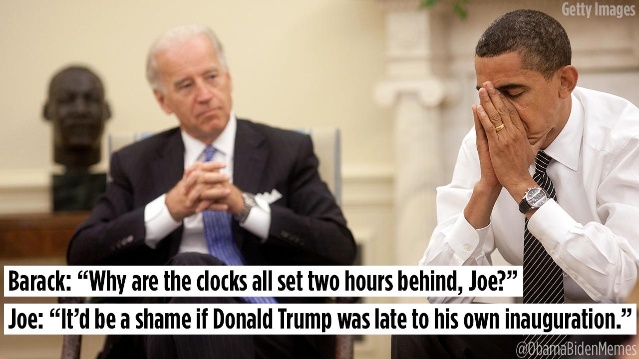 Hilarious Memes Imagine Joe Biden Pranking Ining President