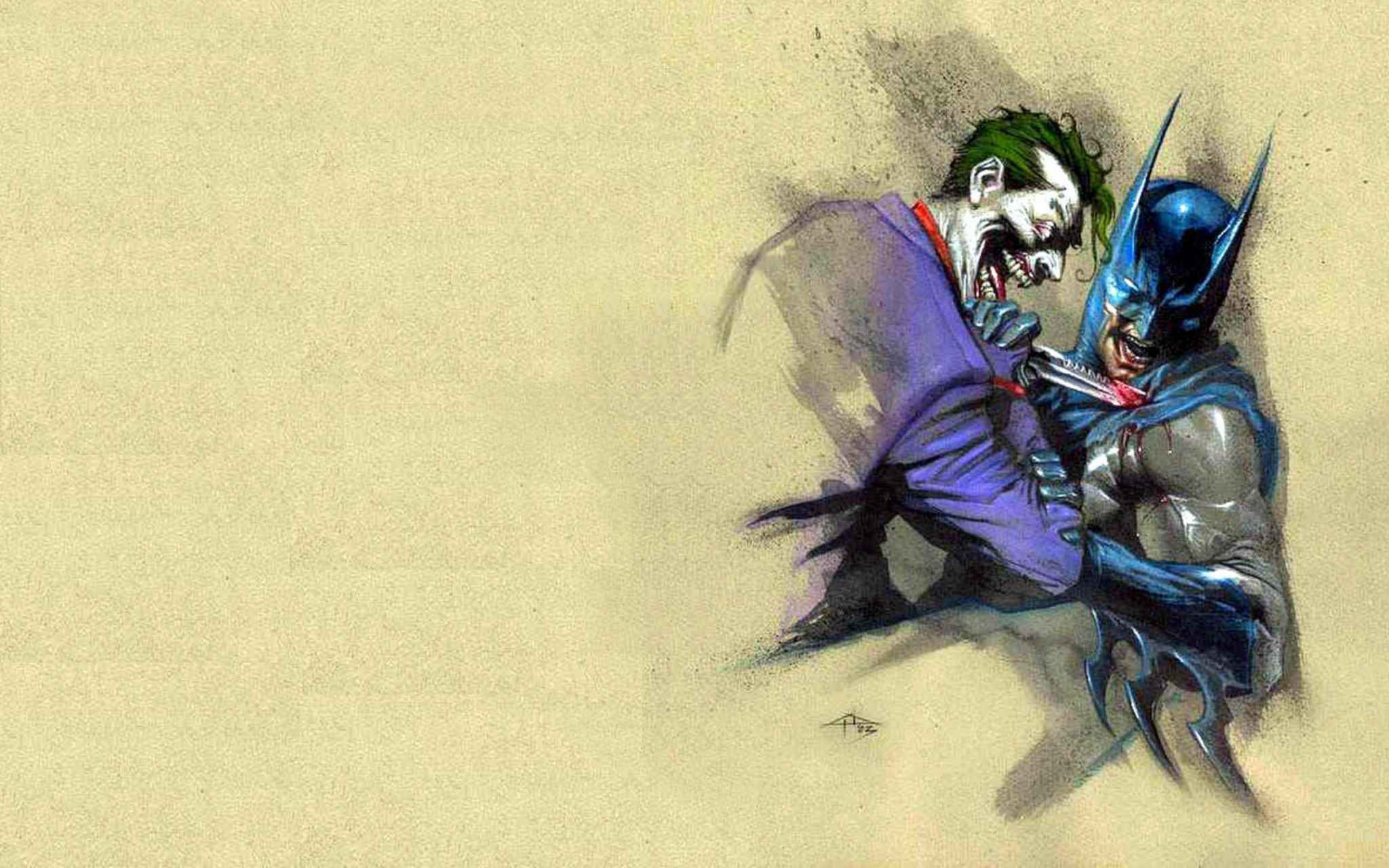 Batman and The Joker   Batman Wallpaper 1420992 2048x1280