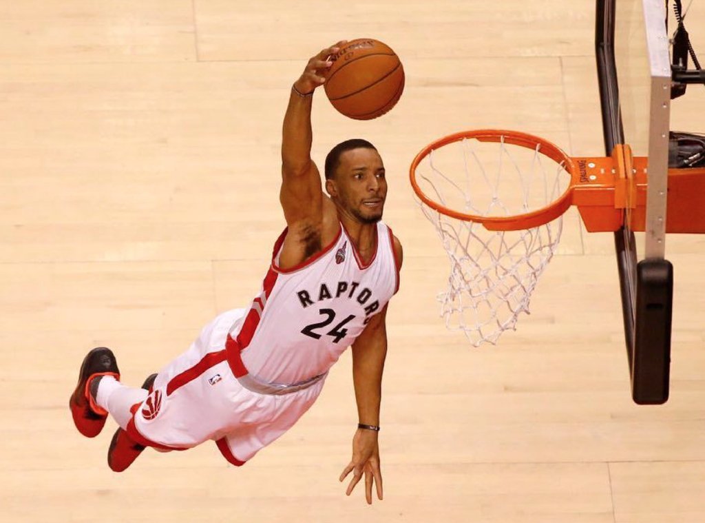 High Res Norman Powell Game Tying Dunk Picture Rick Madonik