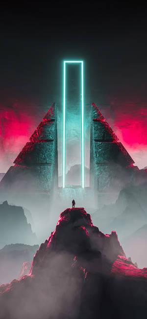 4k Neon iPhone Wallpaper