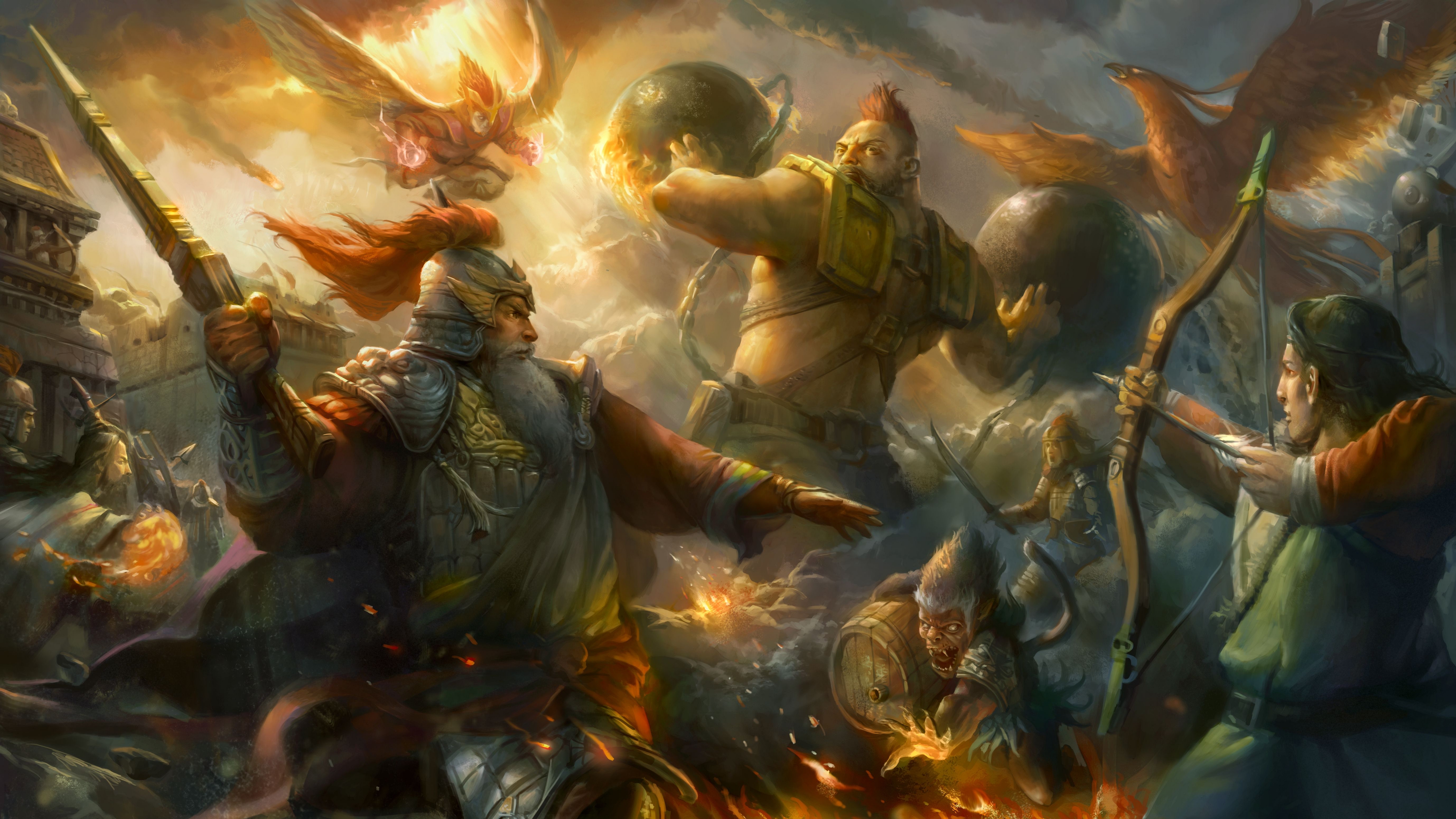 Epic Battle Fantasy 4k Ultra HD Wallpaper Background Image