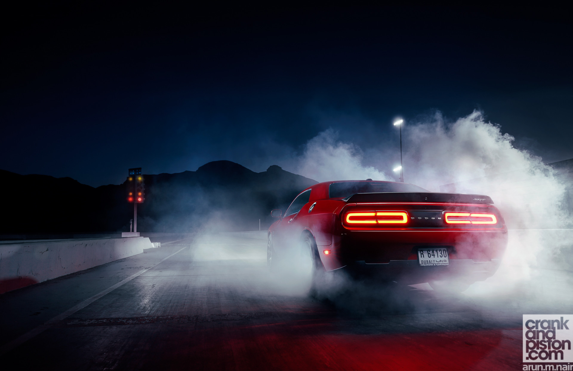 Dodge Challenger Black Hellcat Wallpaper
