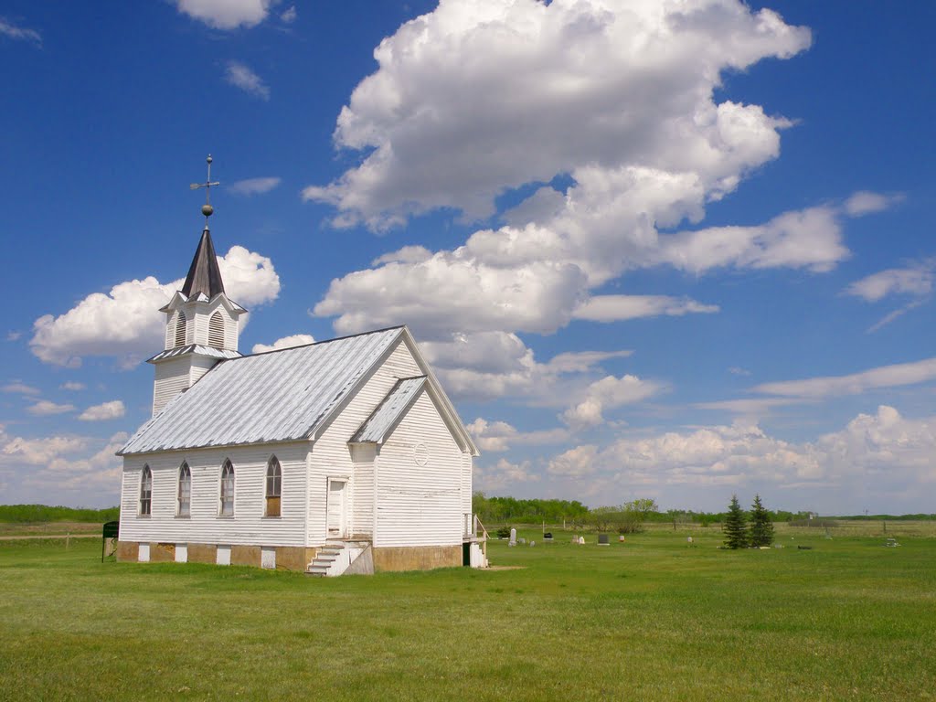 Of Spring Creek Lutheran Church Near Broderick Saskatchewan Canada