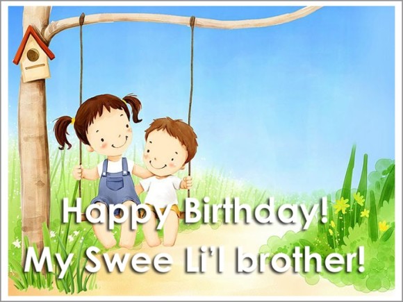 Happy Birthday Wallpaper For Brother 580x435