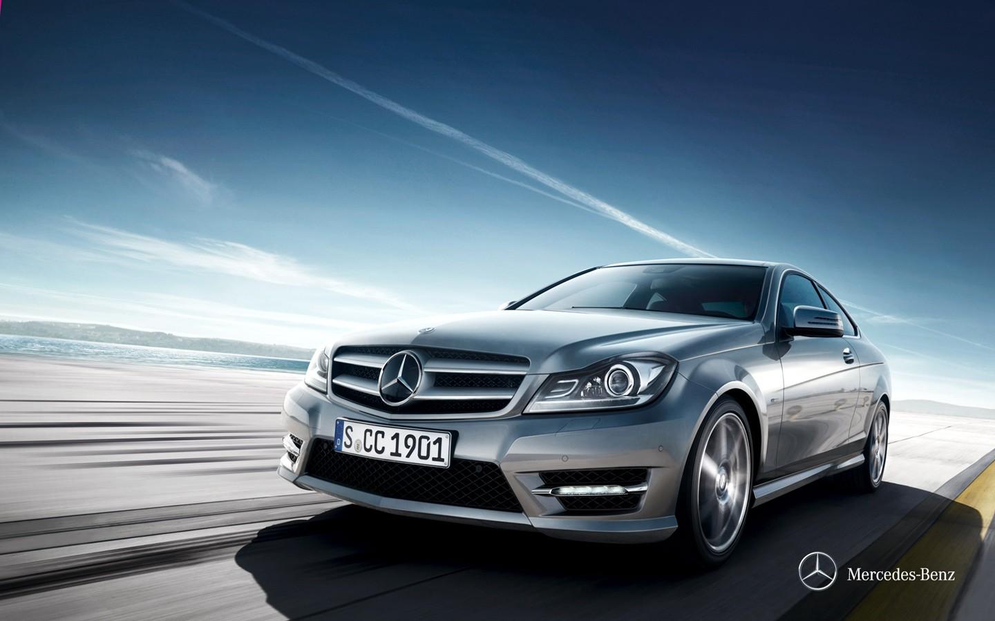 Mercedes Benz C Class Coupe Two Door Wallpaper