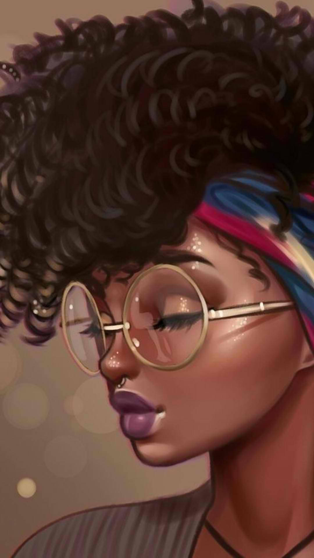 Cute Black Girl Wallpaper