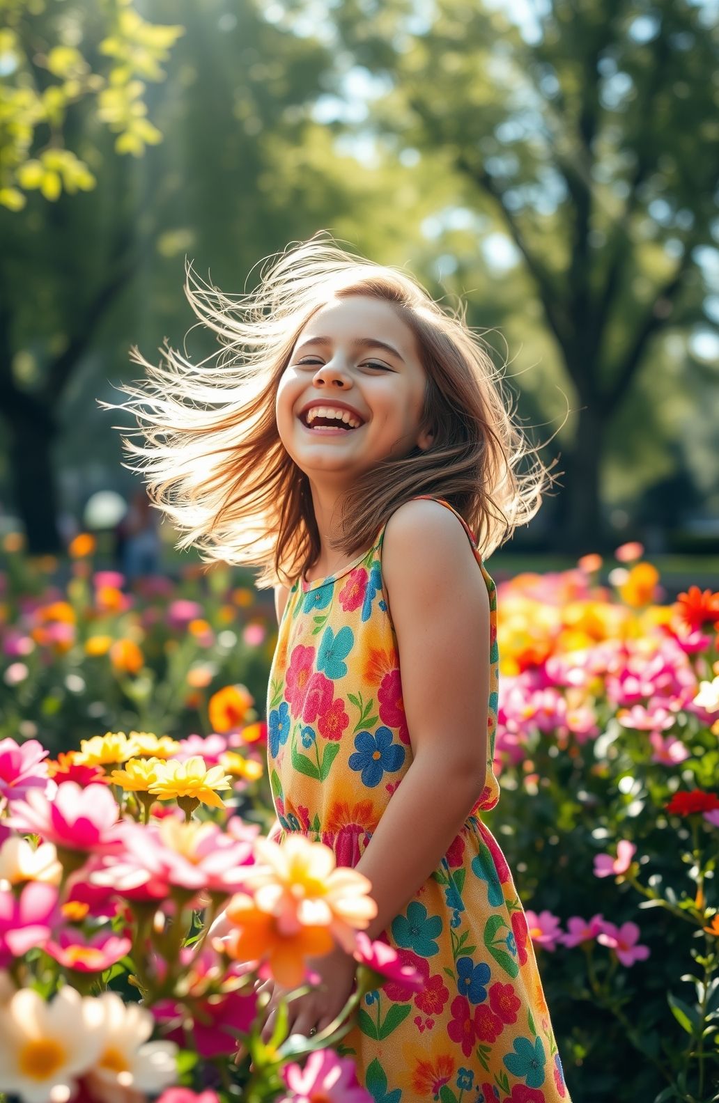 Happy Girl Wallpaper