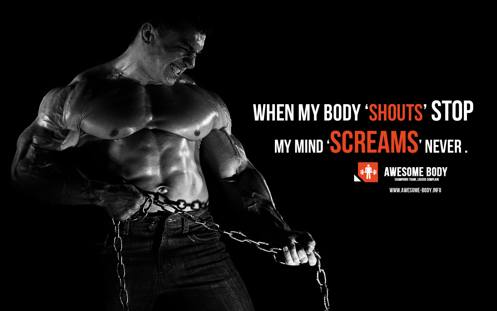 Workout Motivational Quotes Bodybuilding Quote Wallpaper