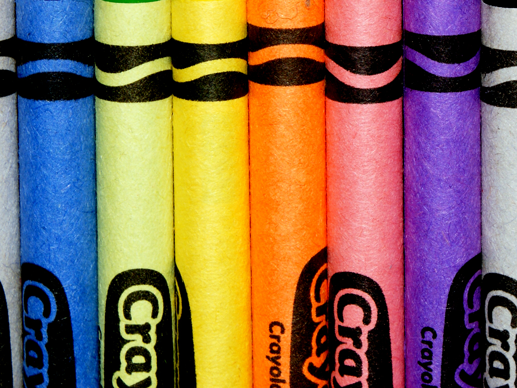 Crayon On Wallpaper