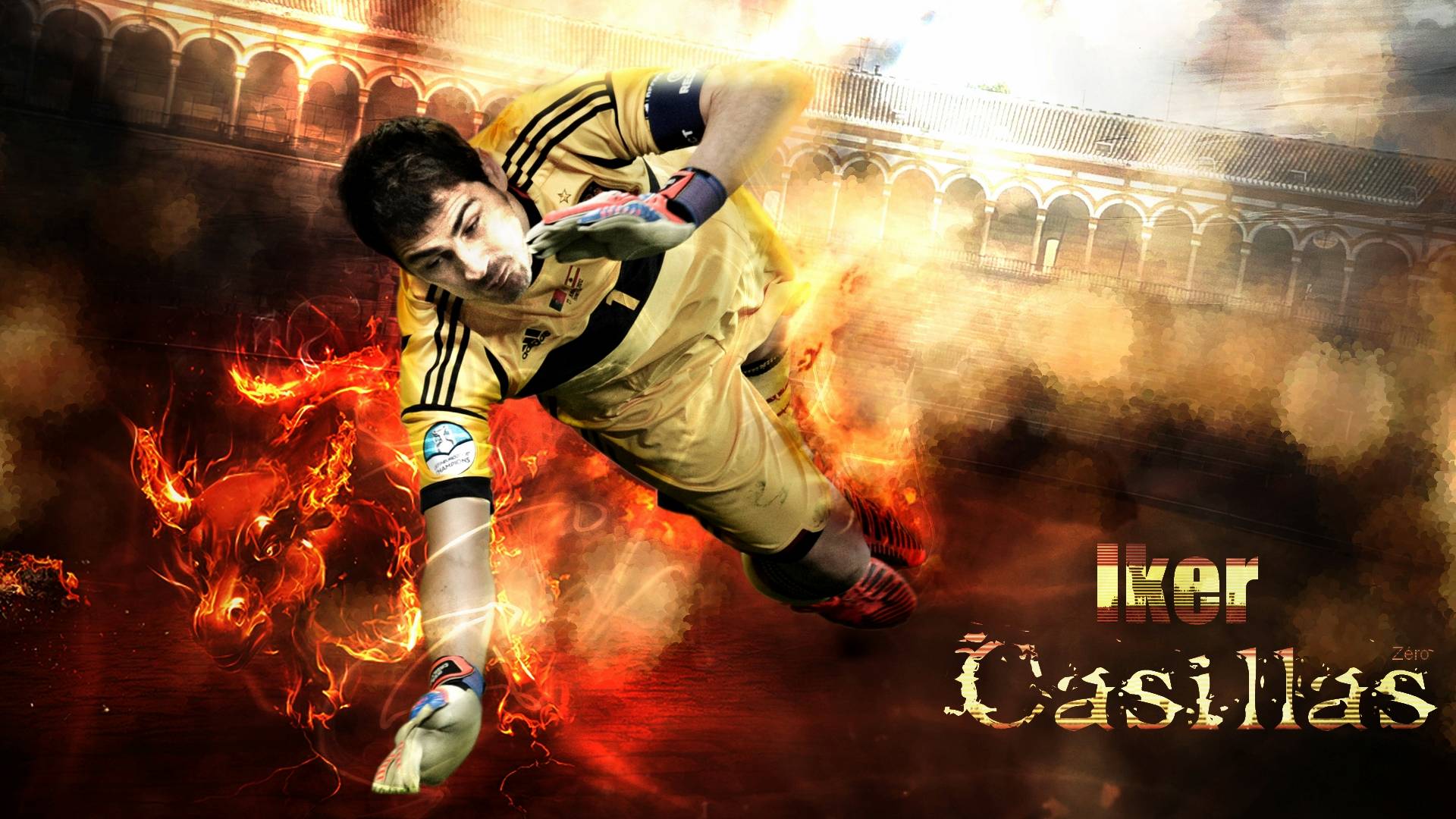 Iker Casillas Saves Wallpaper Football HD