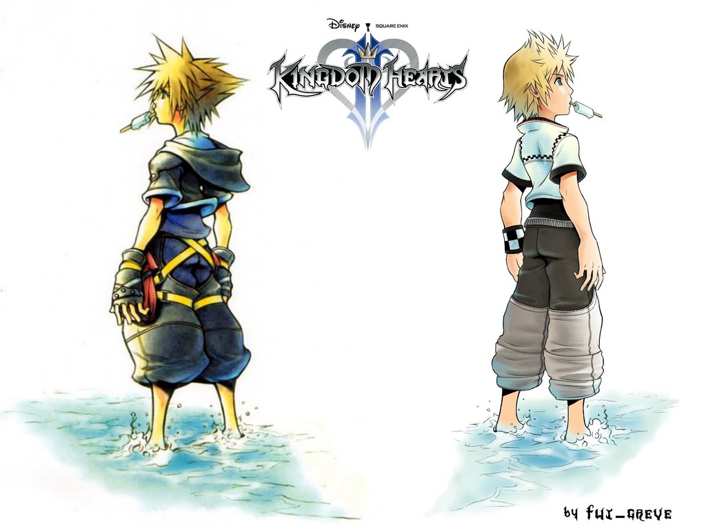 Kingdom Hearts Sora And Roxas Wallpaper By Fut Greve