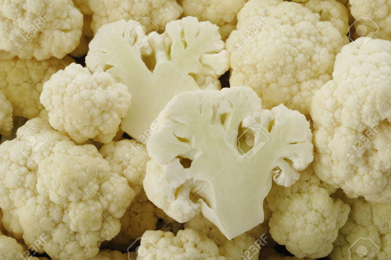 Fresh Cauliflower Background Stock Photo Picture And Royalty