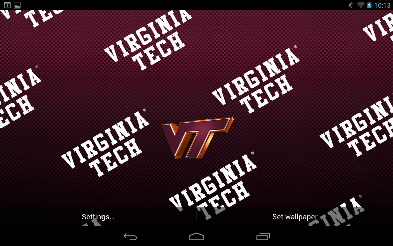 Virginia Tech Live Wallpaper Android Apps On Google Play