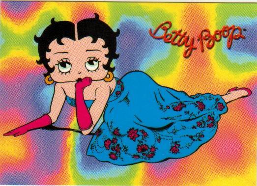 Glitter Graphics Cartoons Betty Boop Laying Down With A