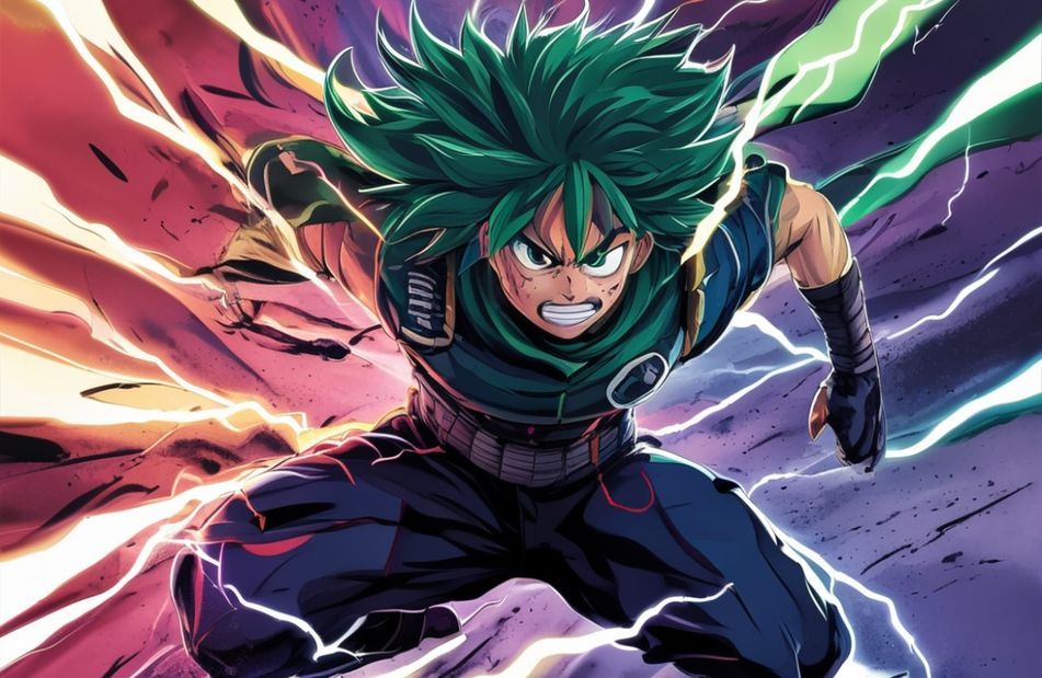 Cool Deku Anime Wallpaper