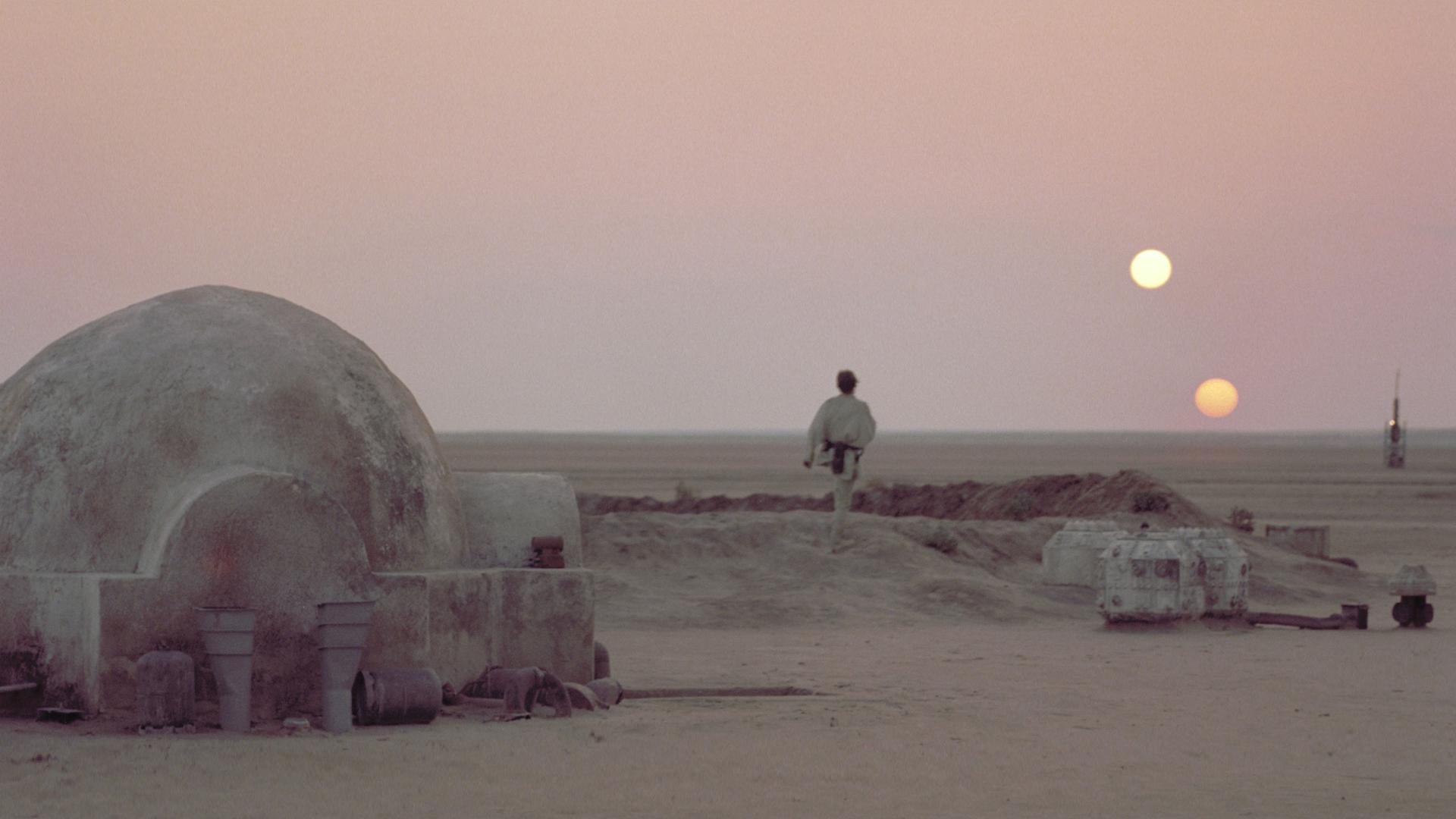 Classic Star Wars Luke on Tatooine [1920x1080] iimgurcom