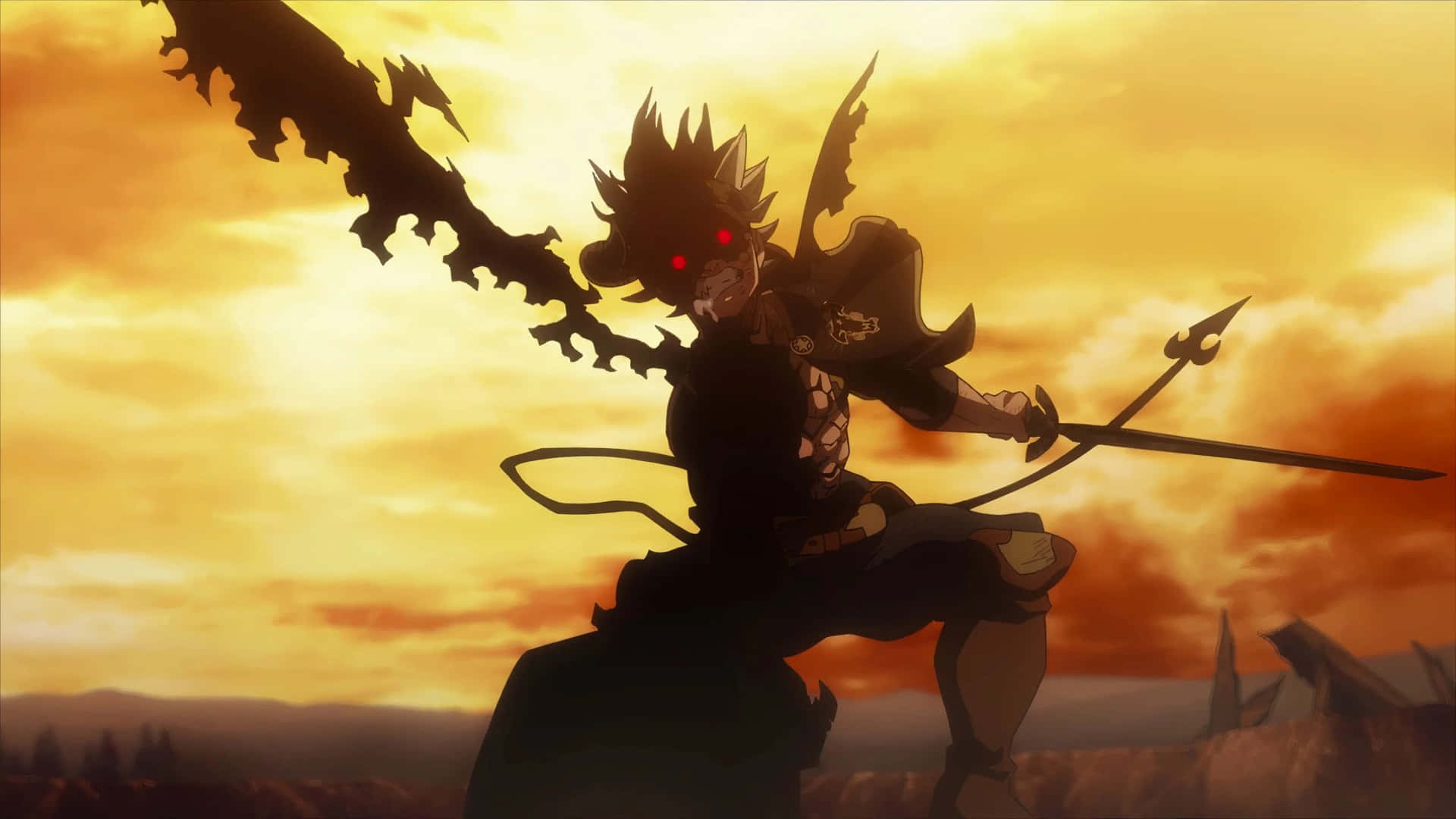 Pap Is De Parede Black Clover Asta Wallpaper
