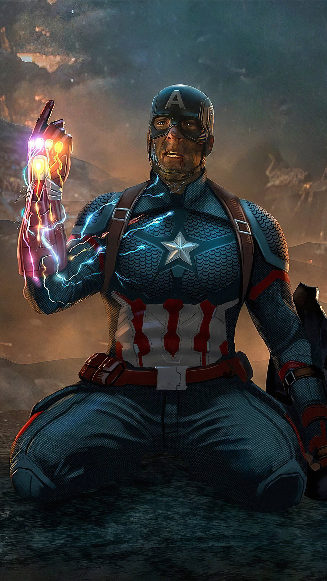 Captain America iPhone Wallpaper