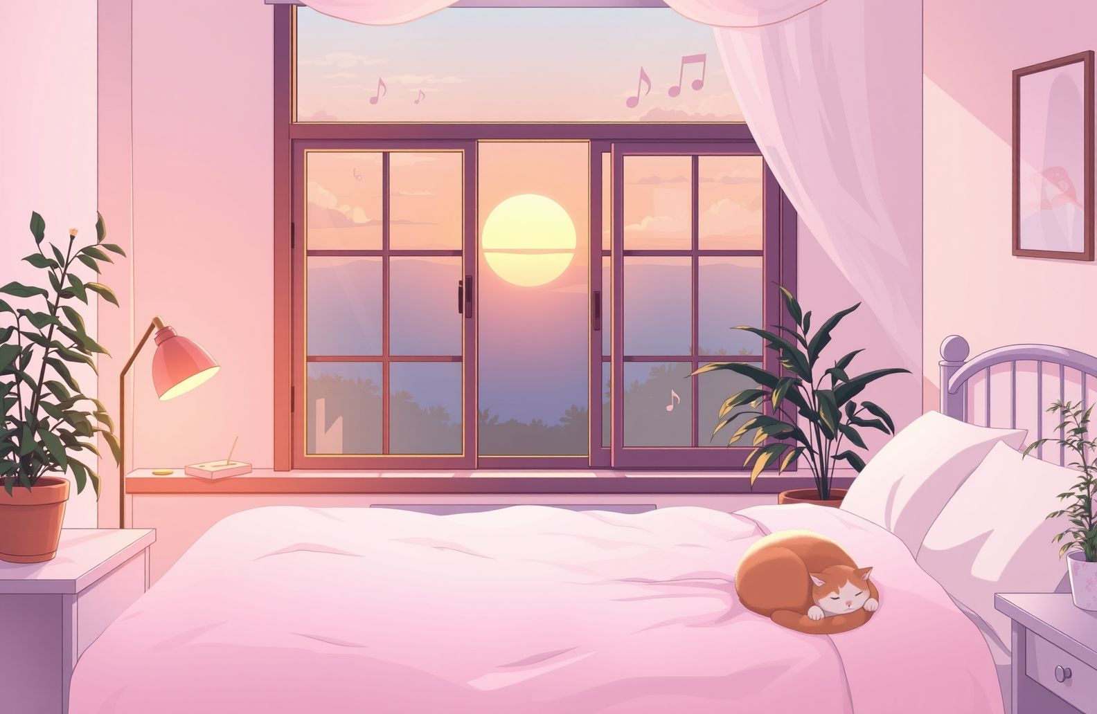 Lofi Anime Aesthetic iPad Wallpaper