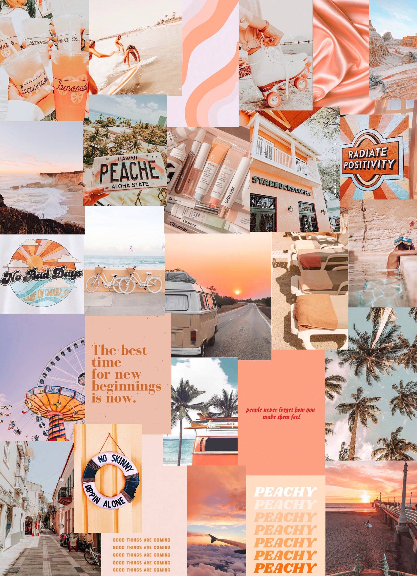 Peach Aesthetic Wallpaper
