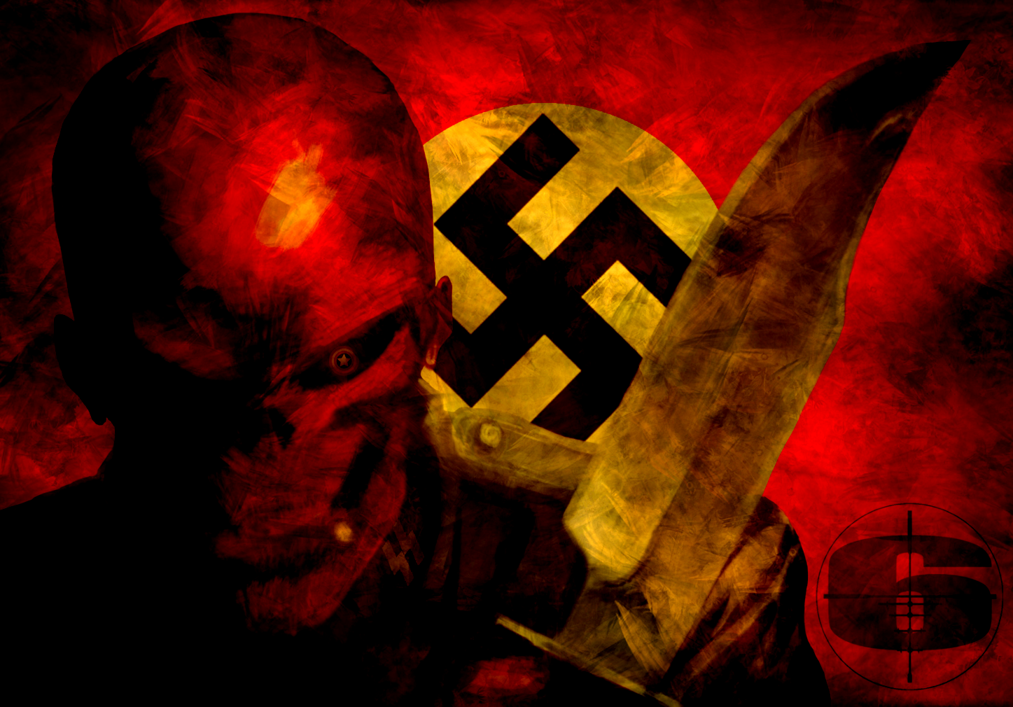 Red Skull Nazi Version By The662ster