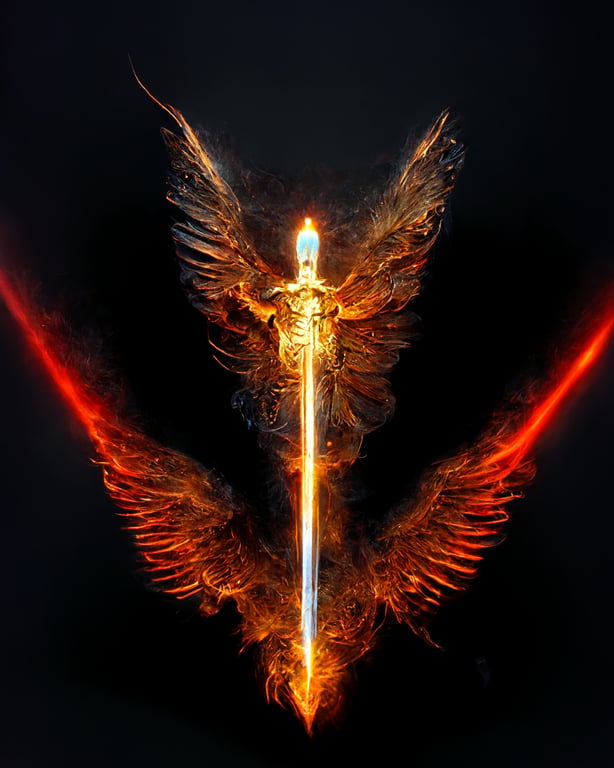 Fire Wings Wallpaper