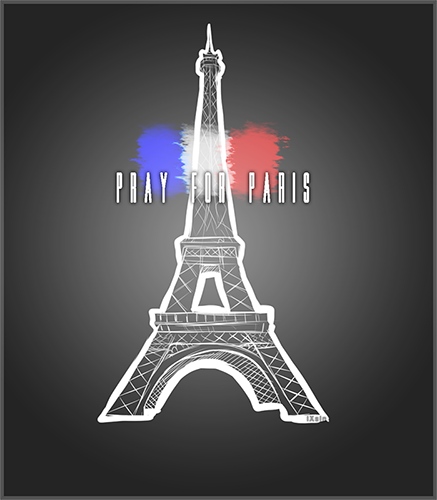 Pray For Paris By Ixsln