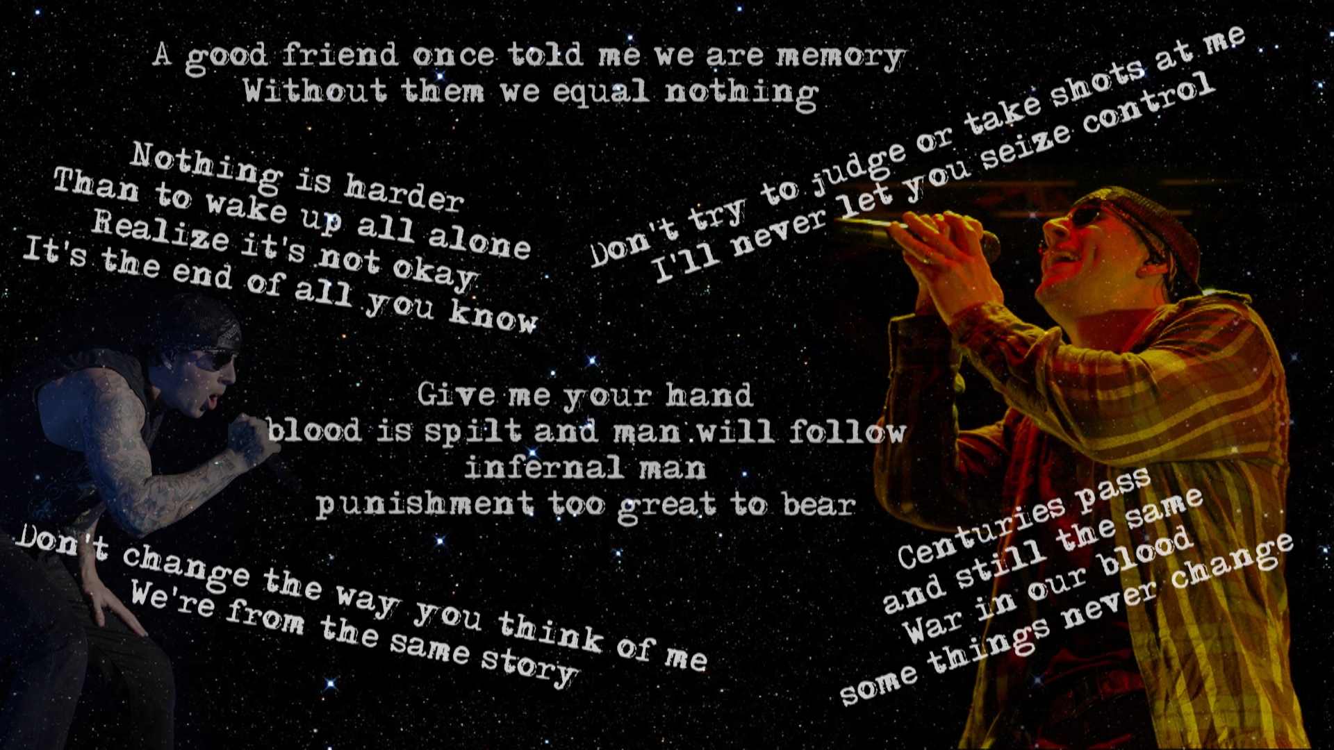 Shadows Wallpaper With Lyrics By Feargm Fan Art Other