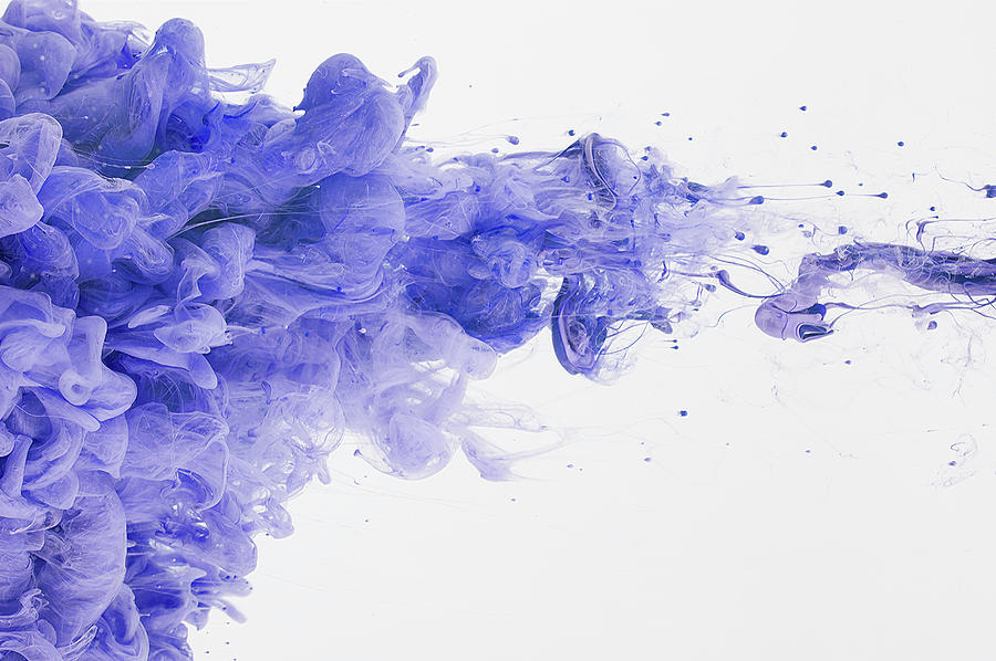 Ink In Water On White Background By Yagi Studio