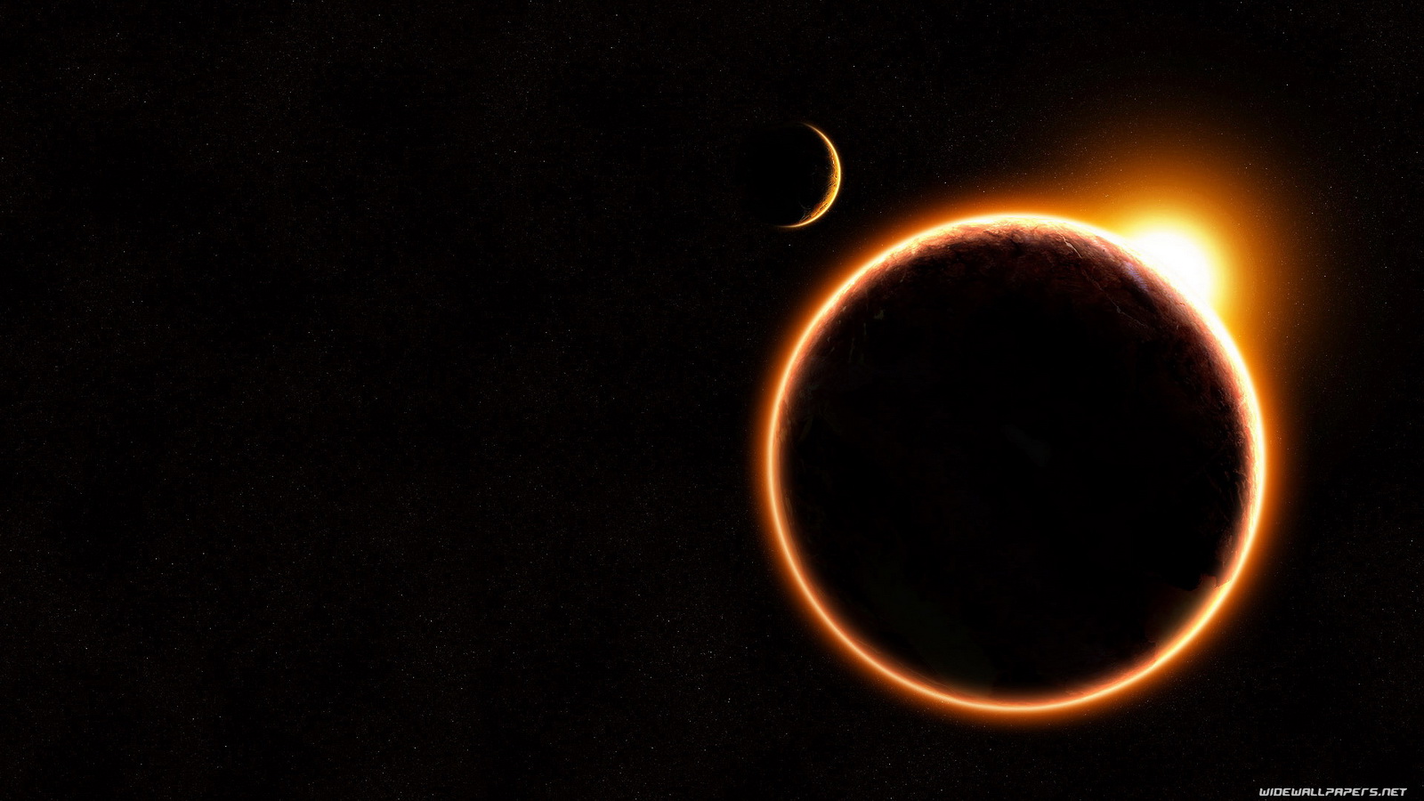 Outer Space Wallpaper Plas Eclipse