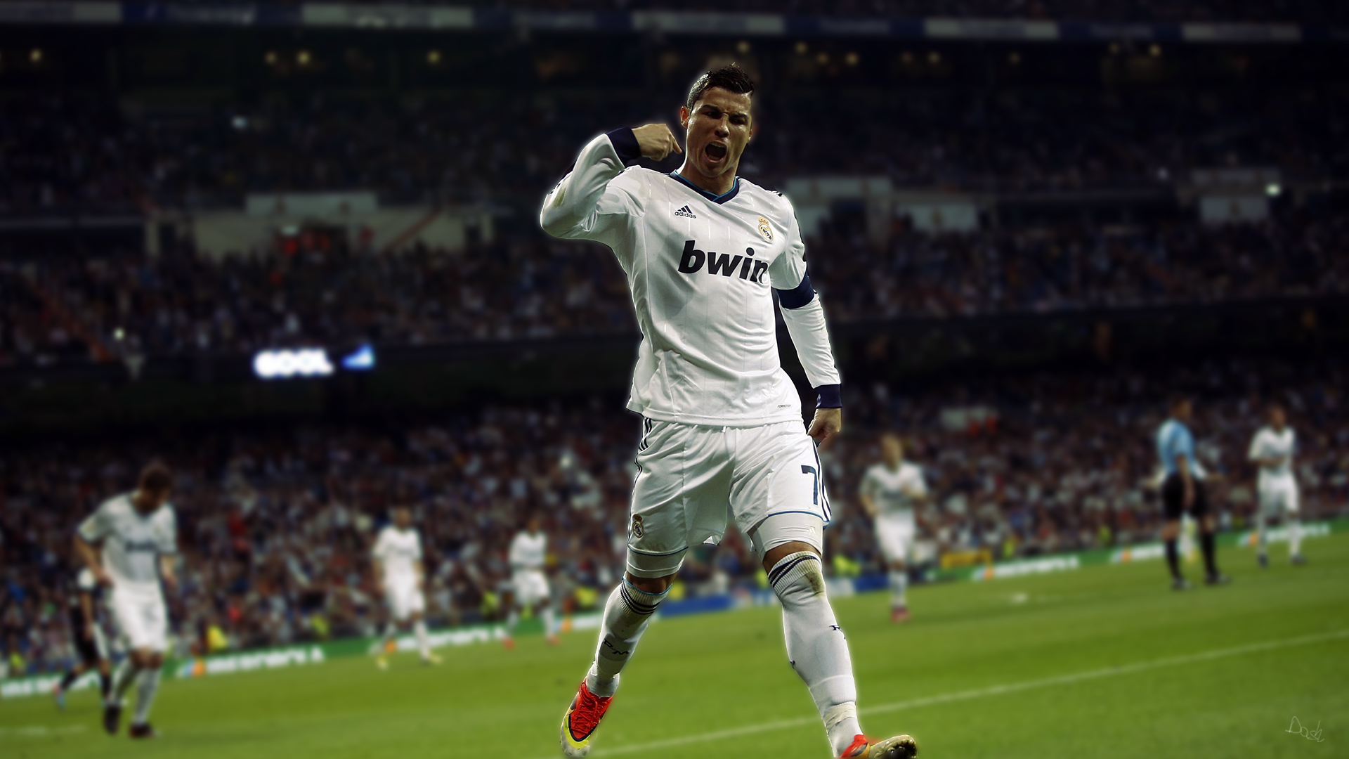 HD 1080p Wallpaper Of Cristiano Ronaldo
