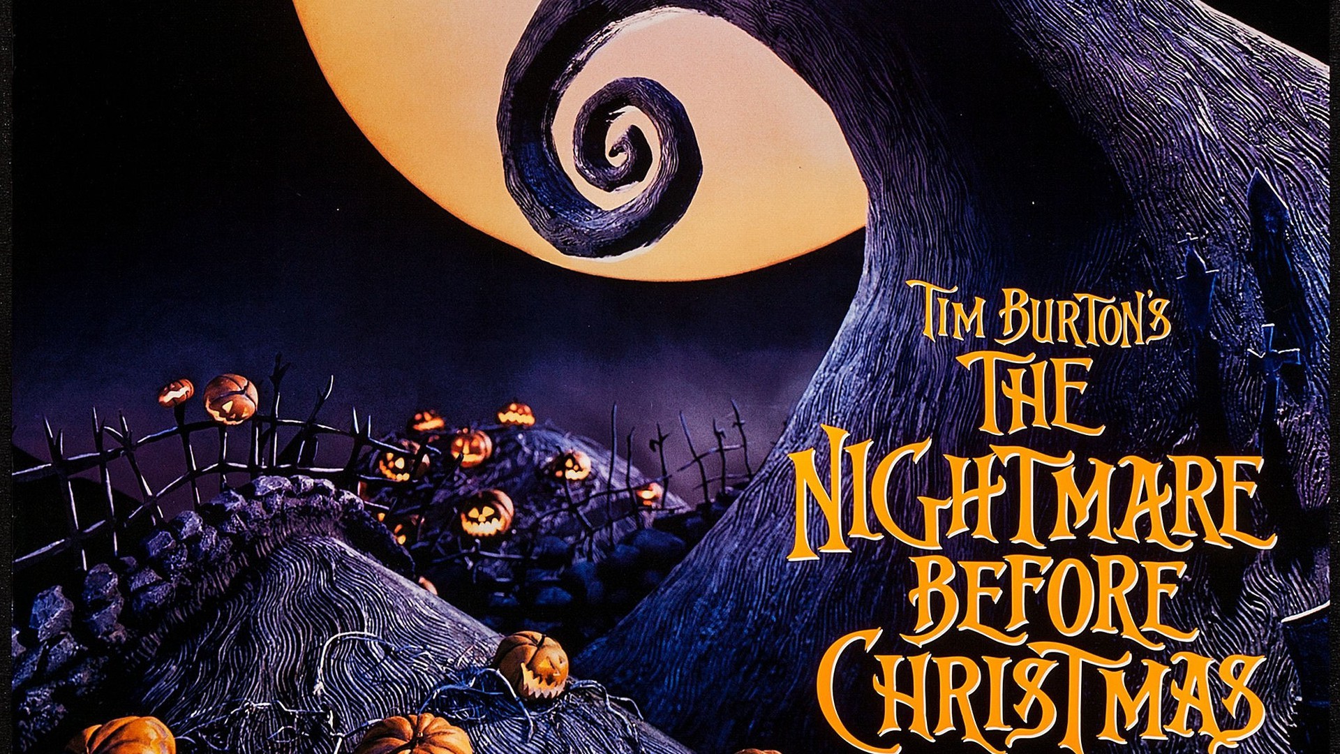 Nightmare Before Christmas Full HD Background Picture Image