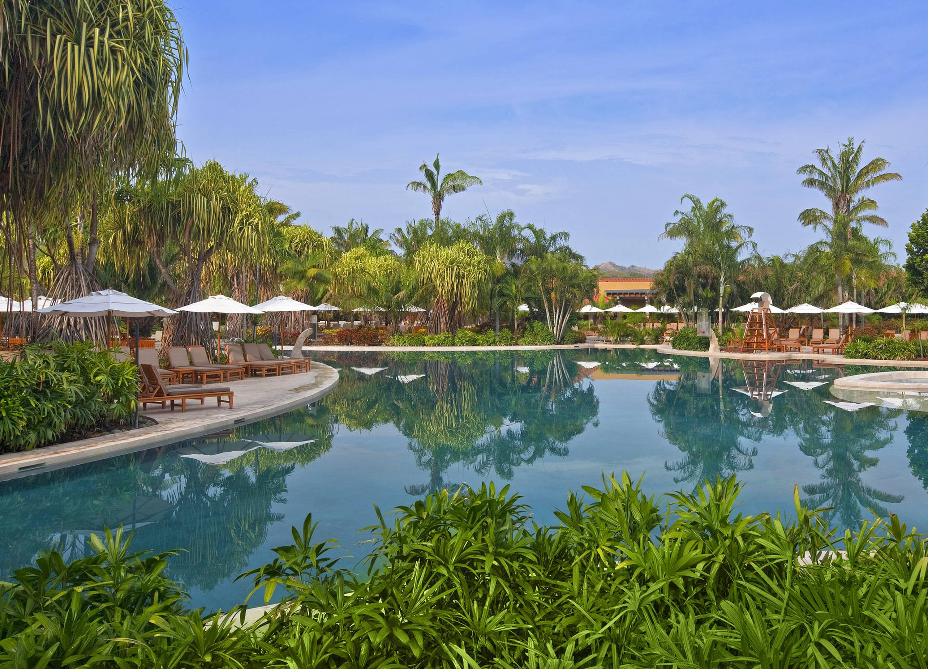 Tropical pool resort HQ WALLPAPER   148450 3000x2164