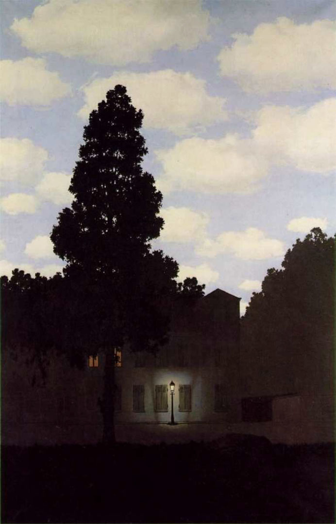 The Empire Of Light Ii A Surrealist Rene Magritte Art Wallpaper
