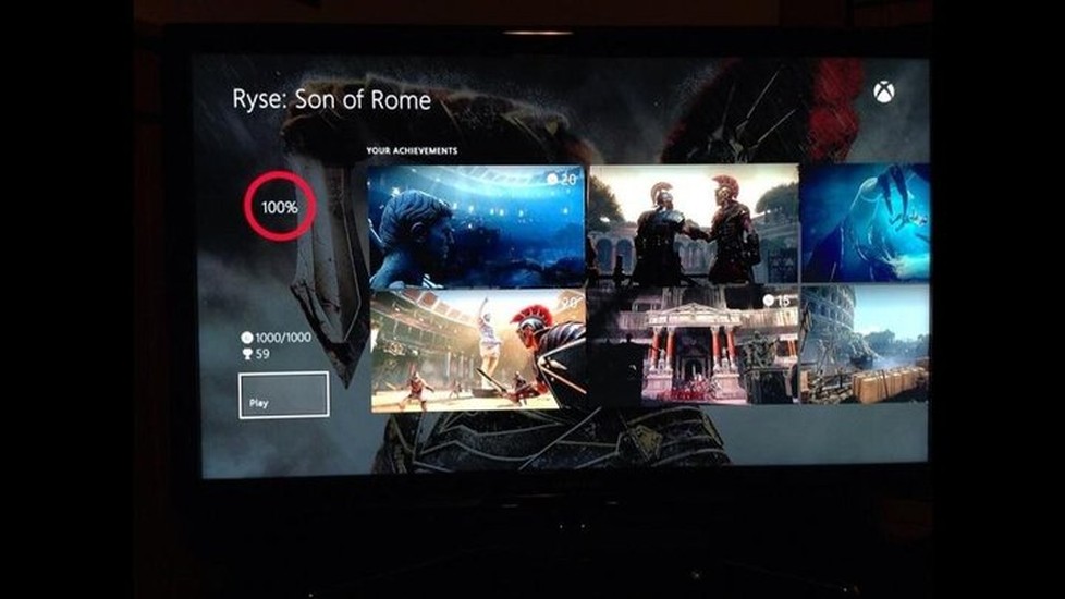 Xbox One Dashboard Neues Achievement Interface Auf Zwei Screenshots