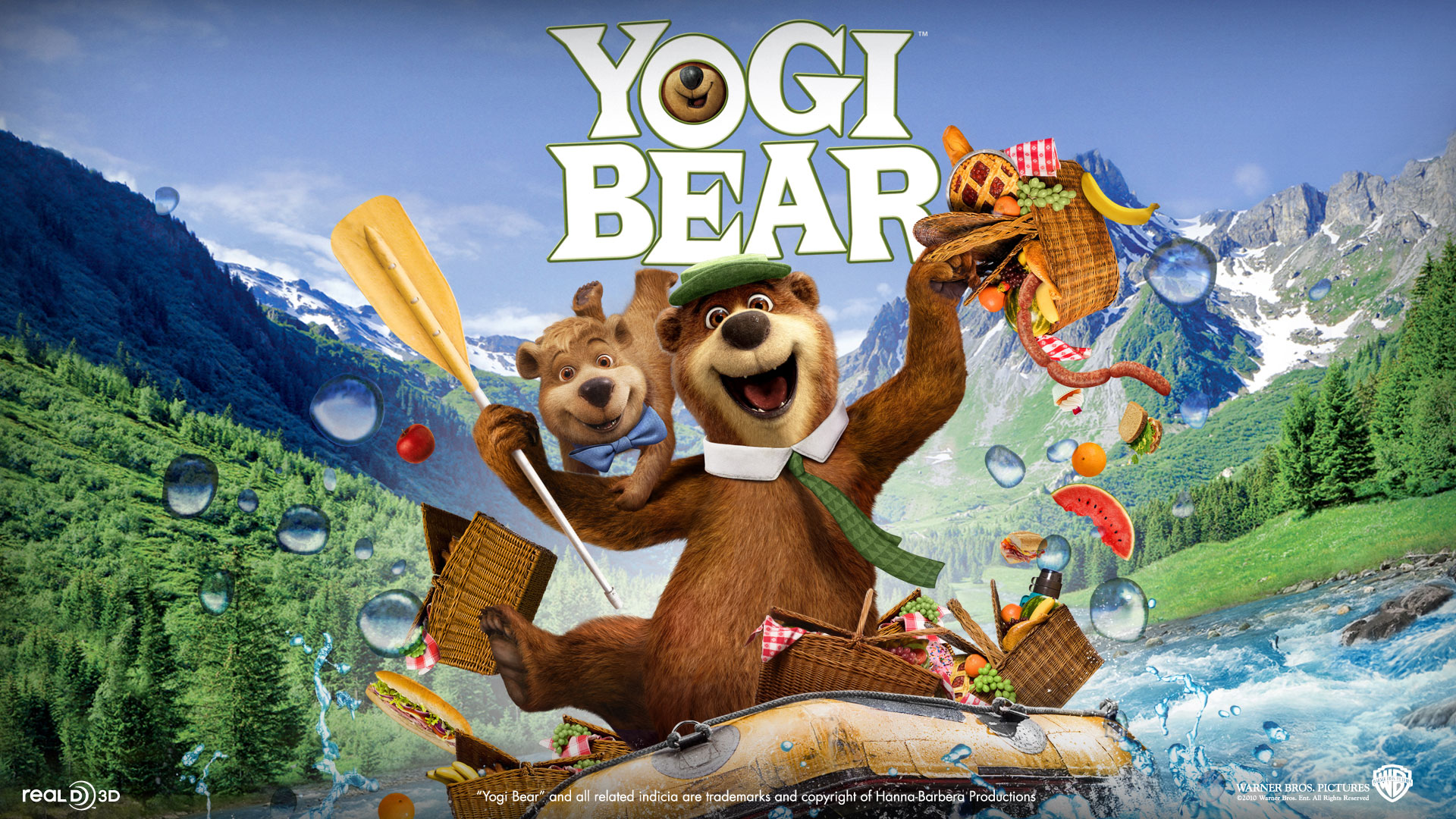 Yogi Bear Movie River Escape Desktop Wallpaper