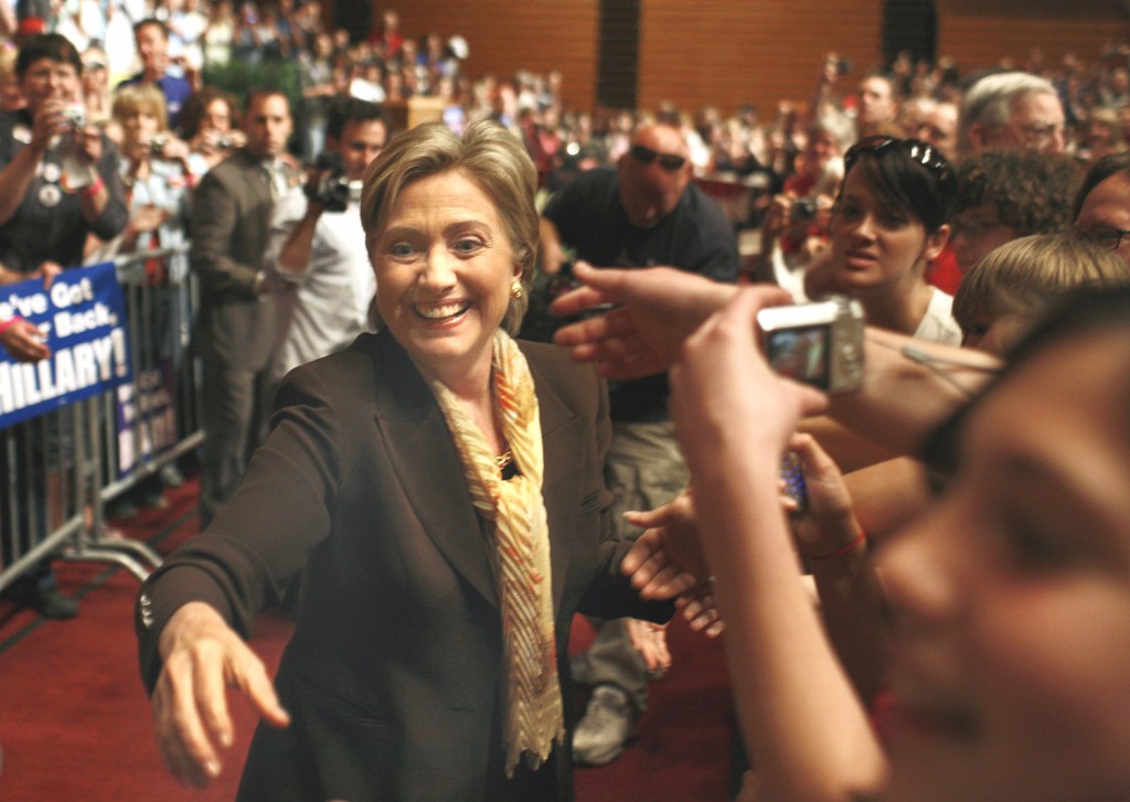 New Secretary Of State Hillary Clinton Wallpaper In Happy Mood