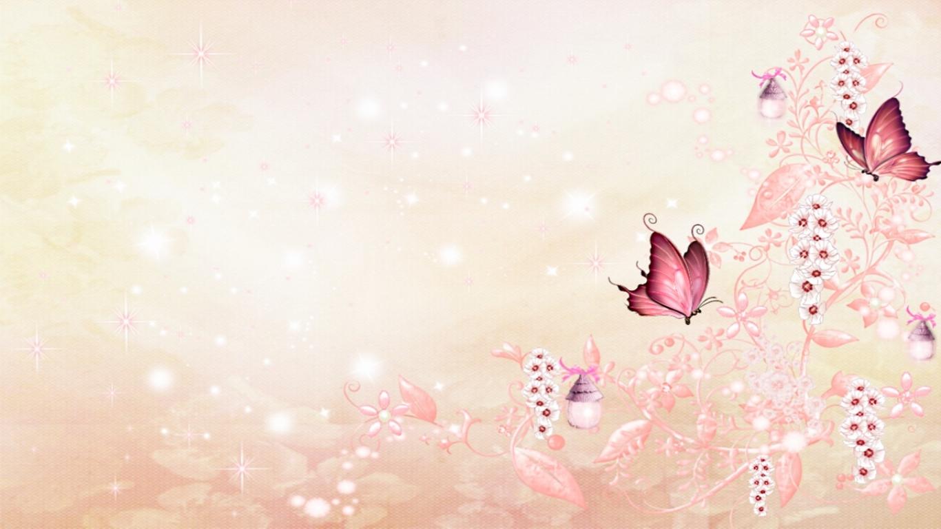Pink Butterflies High Quality And Resolution Wallpaper