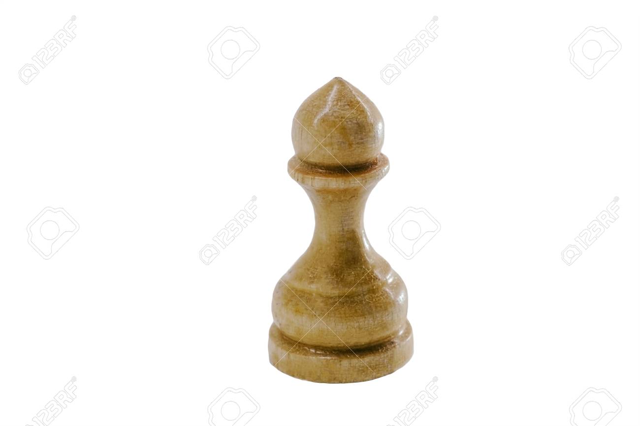 Chess Piece Pawn Isolated On White Background Stock Photo Picture