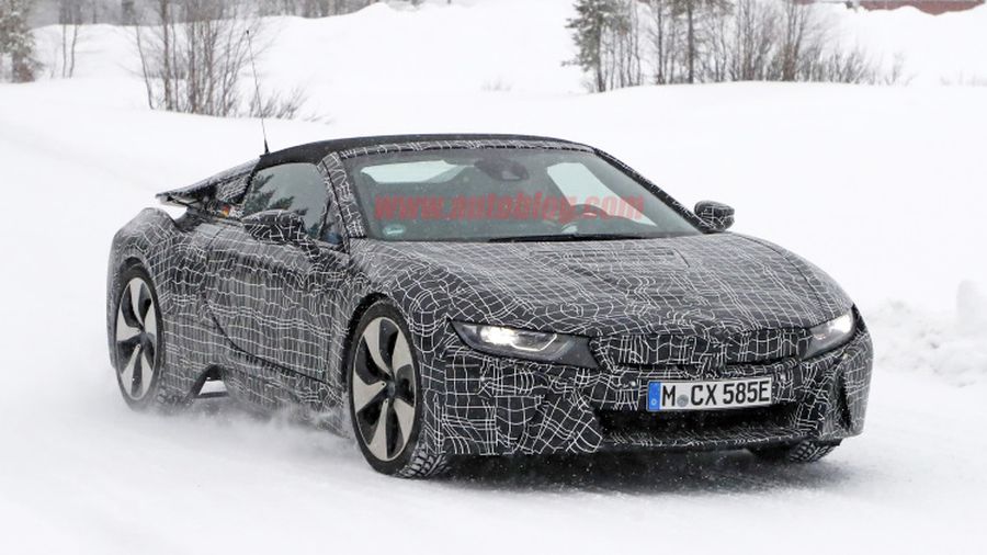 Bmw I8 Spyder Tested In The Snow