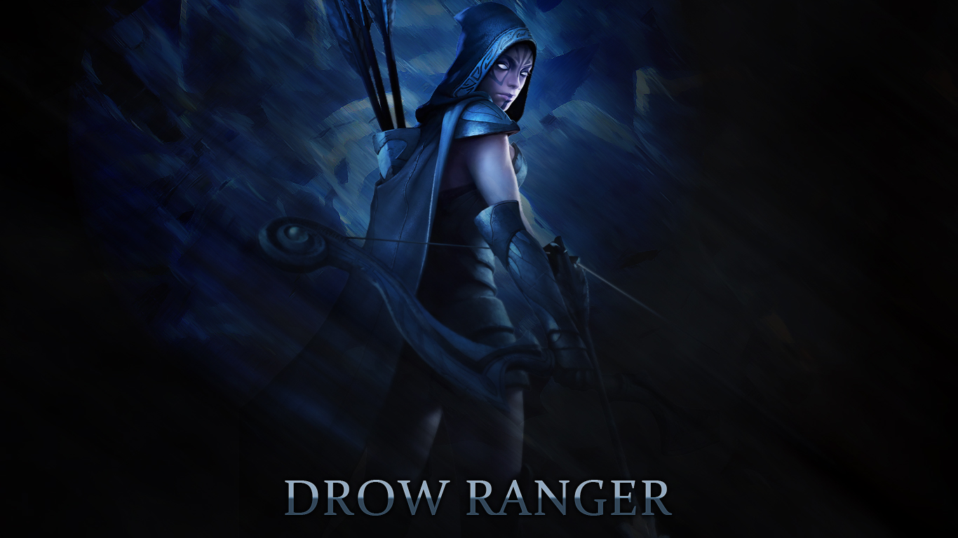 Drow Ranger Dota By Yonggfx Fan Art Wallpaper Games