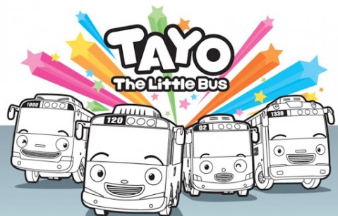 73 Gambar Mewarnai Tayo The Little Bus Paling Keren