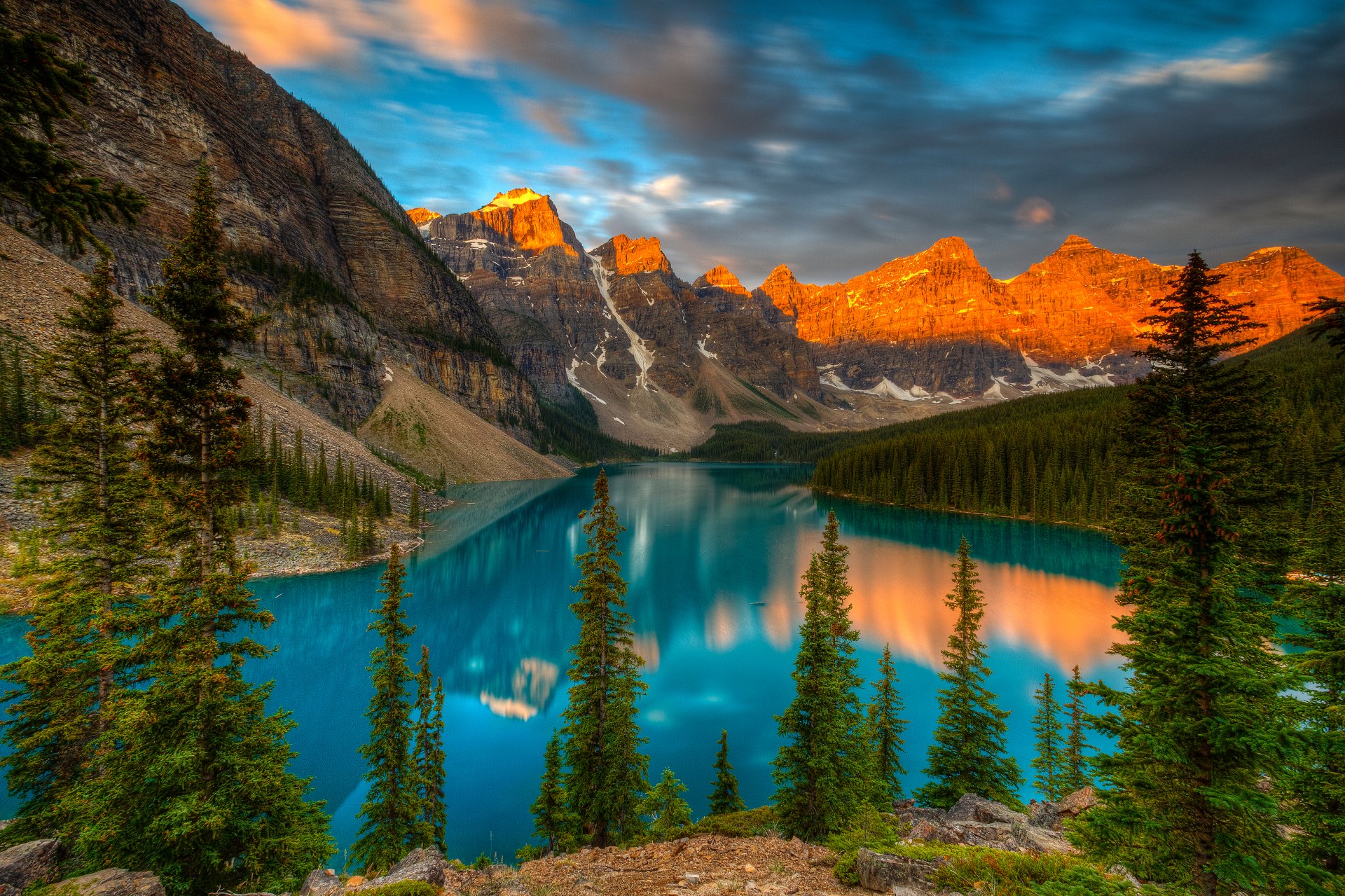 Canada Moraine Lake HD Desktop Wallpaper 4k Image
