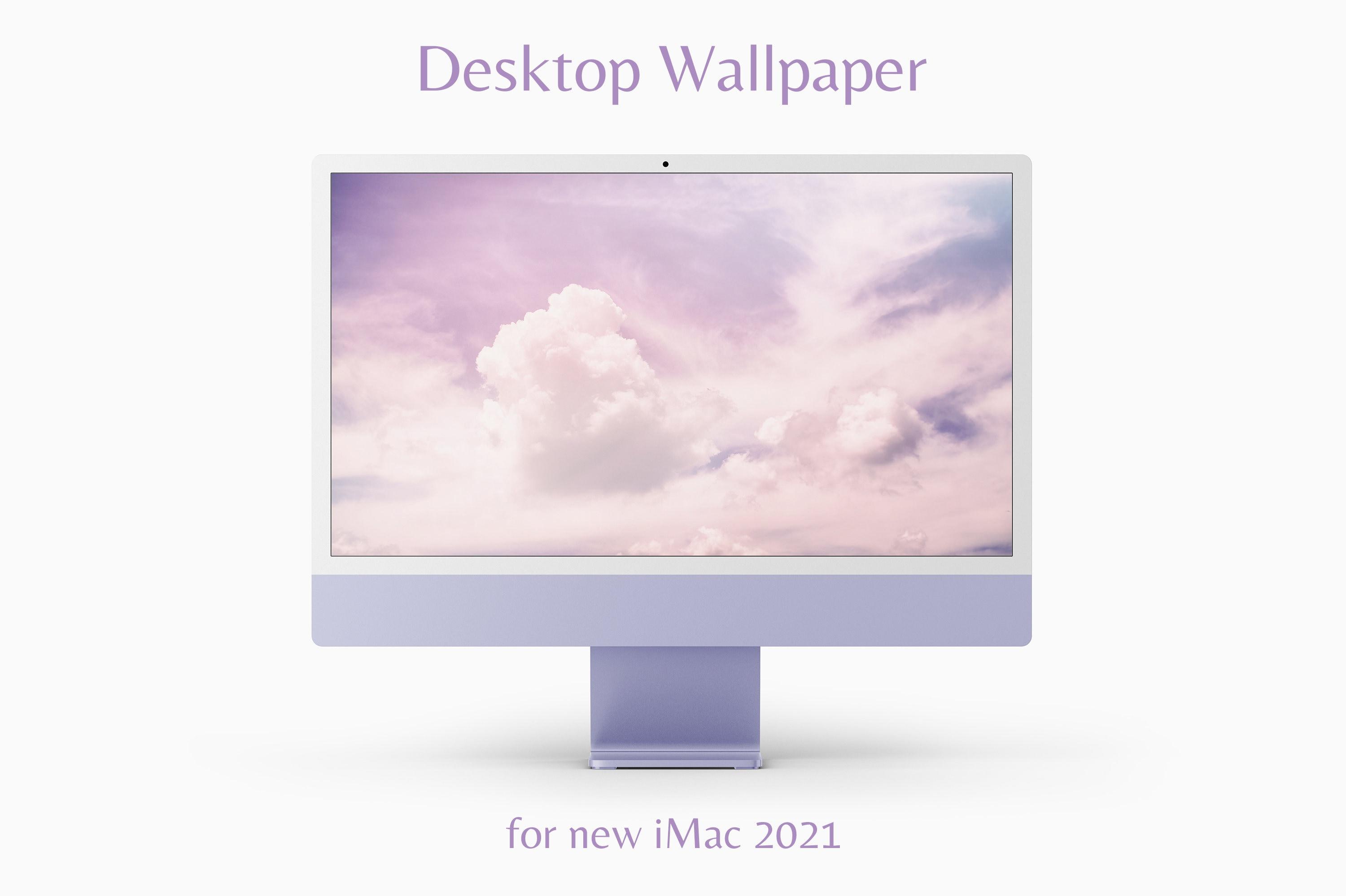 Imac Desktop Wallpaper Purple Cloud Photography