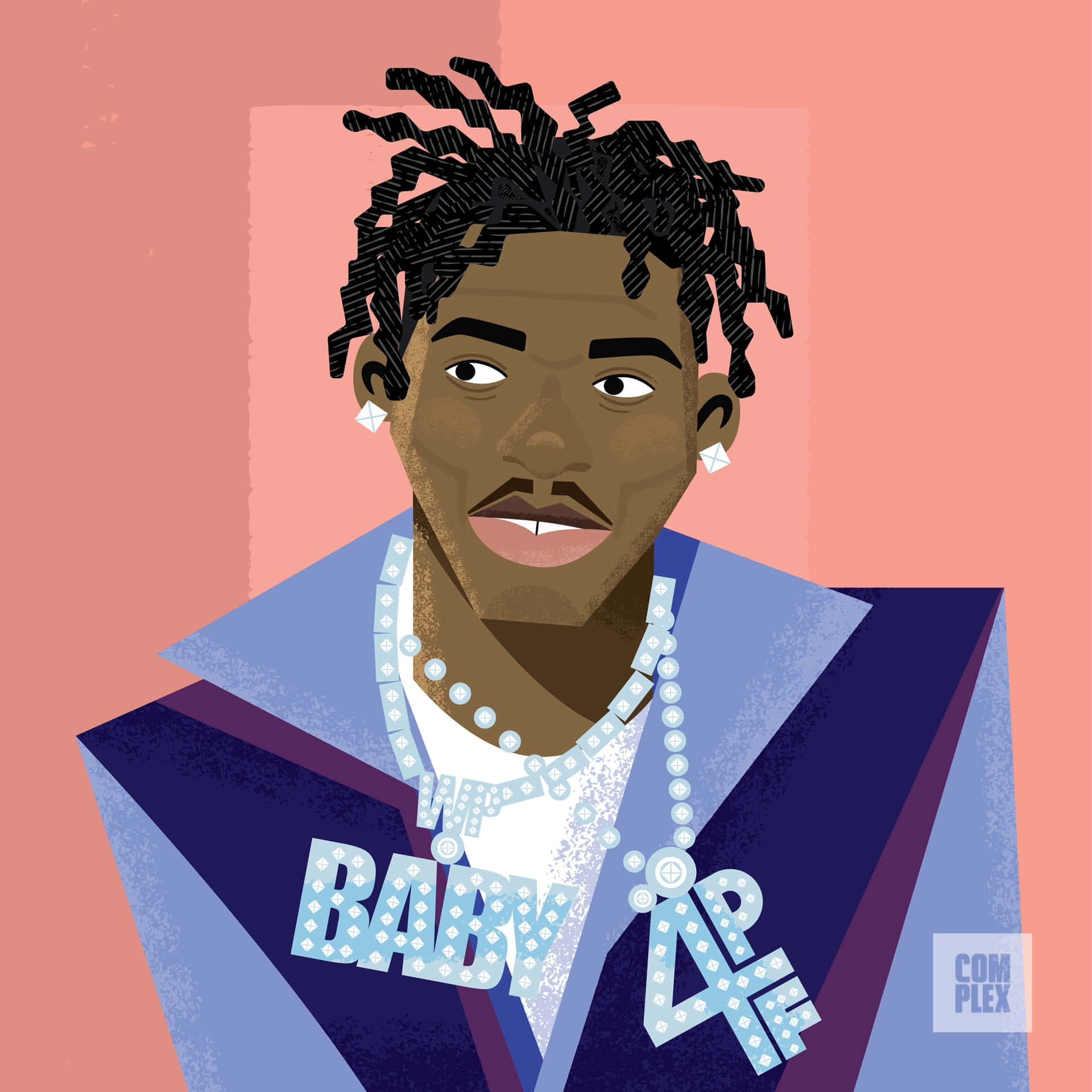 Lil Baby Cartoon Wallpaper