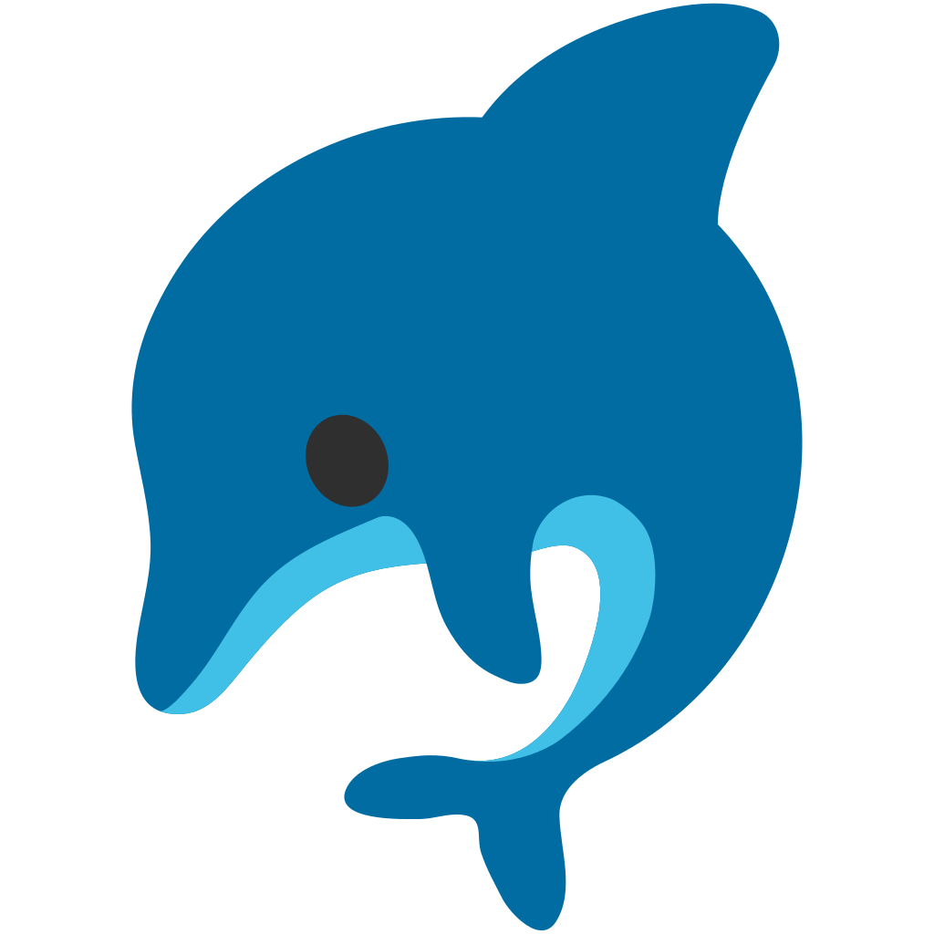 Dolphin Emoji File U1f42c Svg
