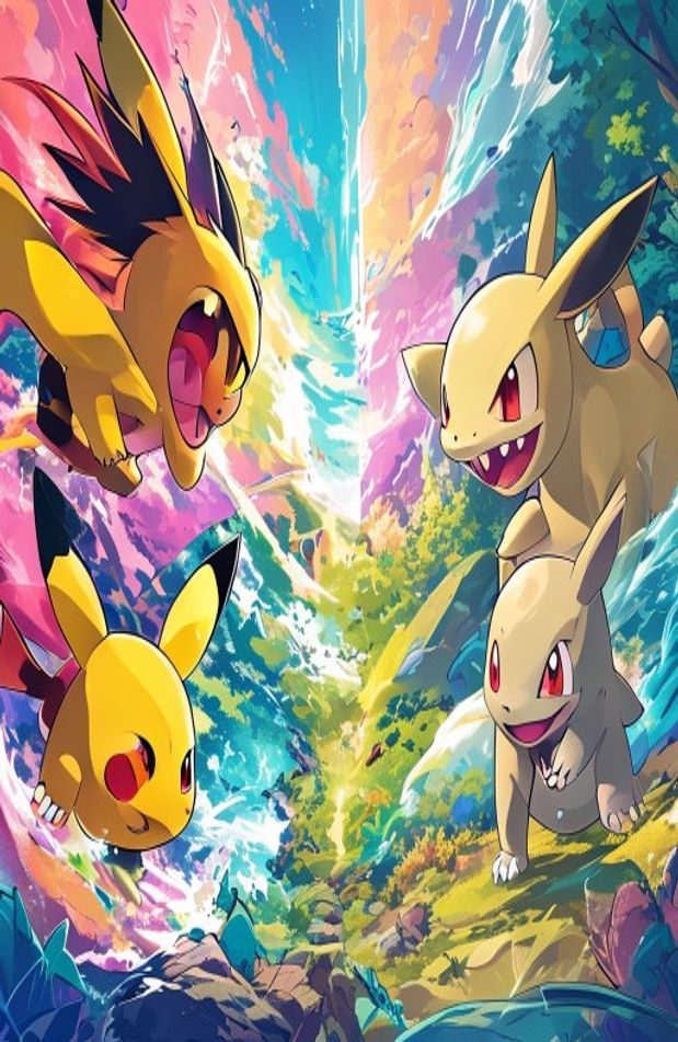Pokemon Dual Screen Wallpaper