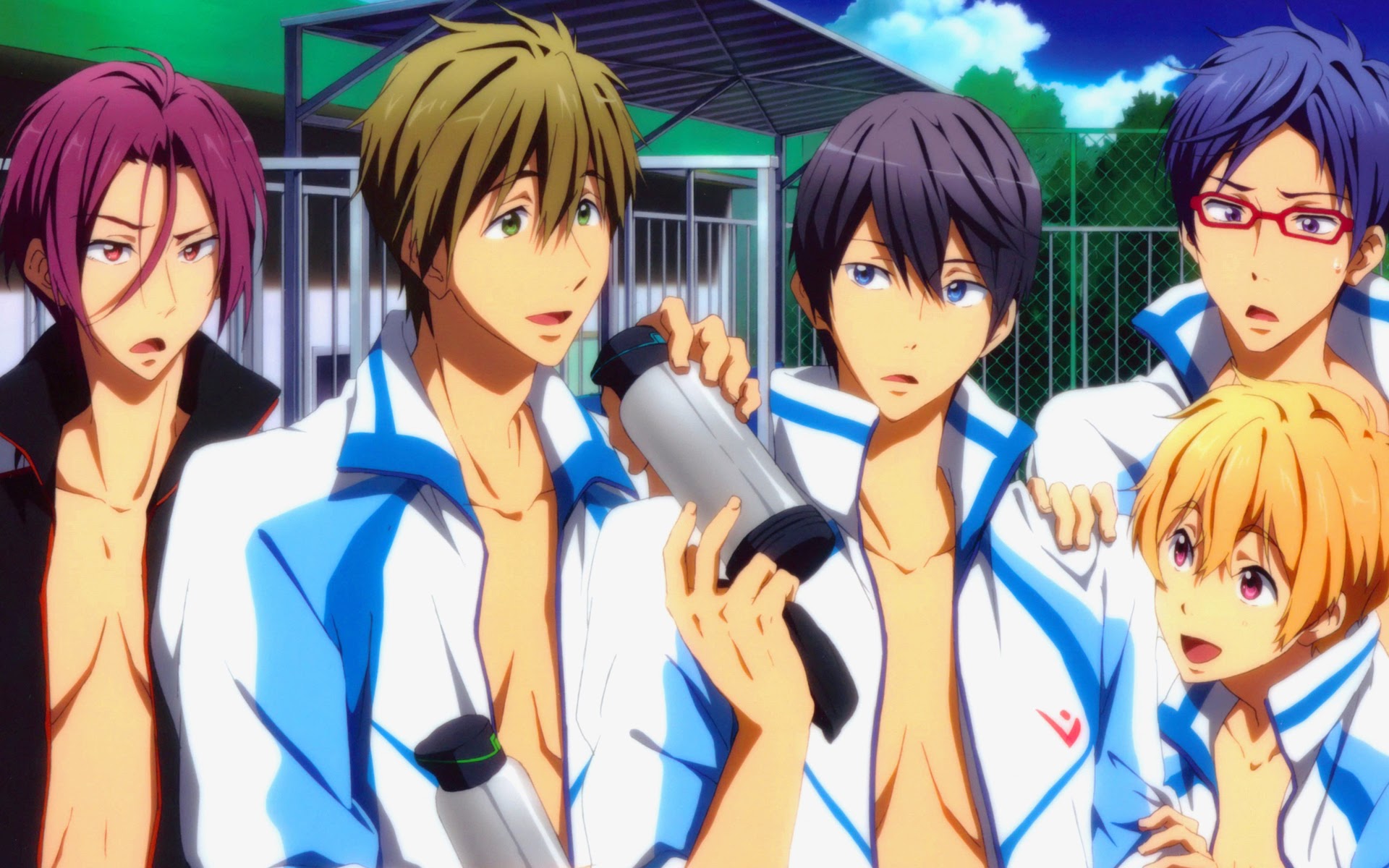Iwatobi Swim Club Anime A87 HD Wallpaper