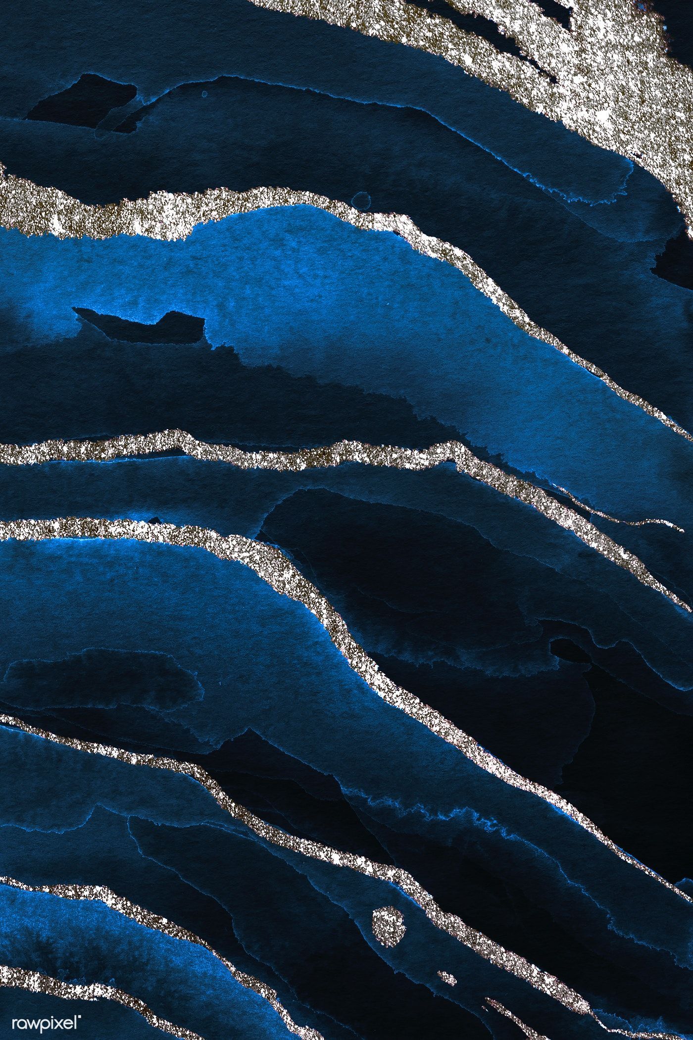 Navy Blue Art Wallpaper