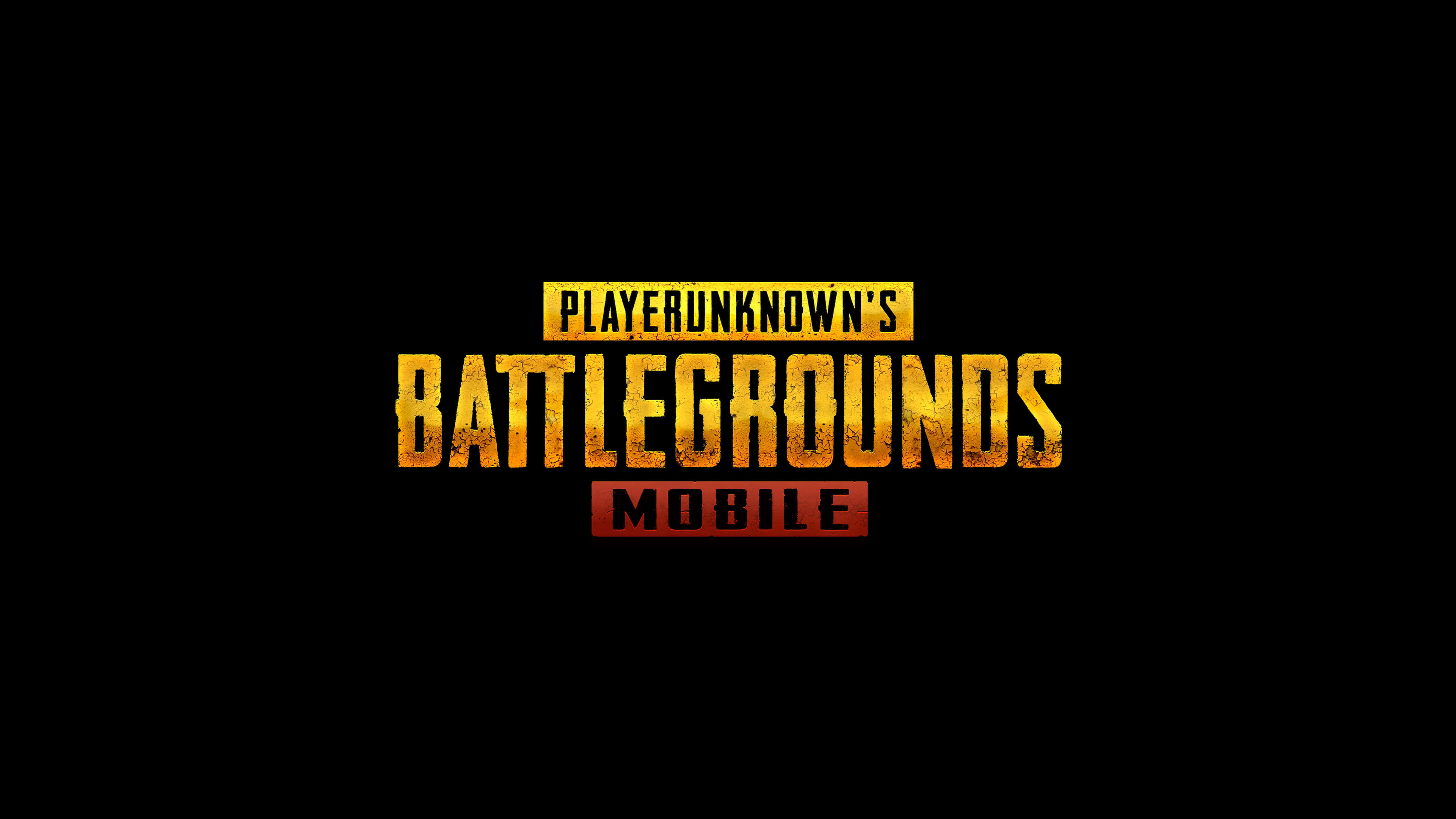 PUBG Mobile Player Unknown Battlegrounds Mobile Logo UHD 4K 3840x2160